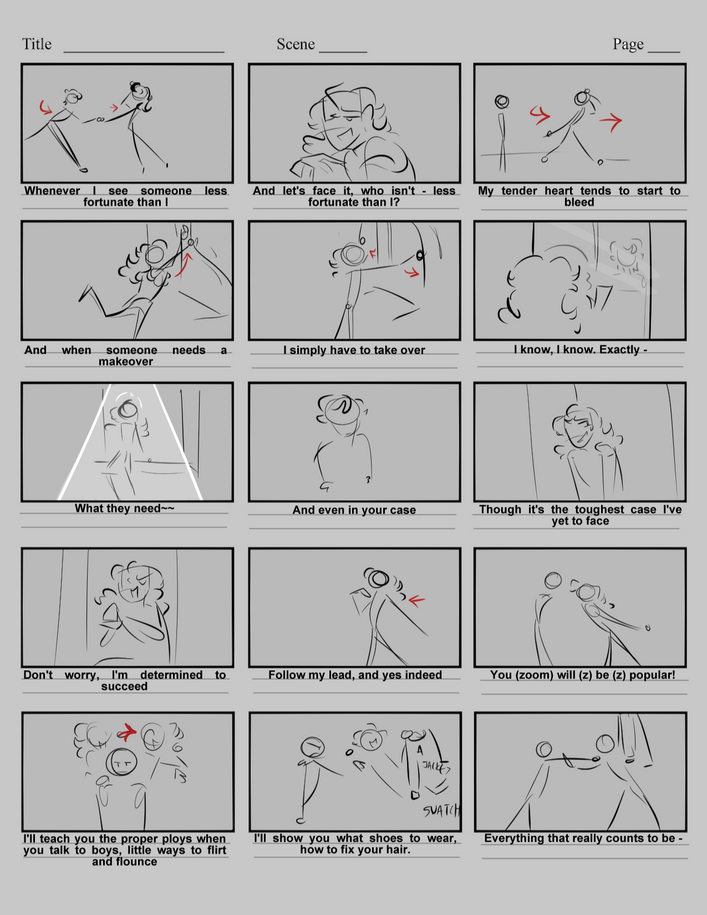 Popular (2025) - Storyboard Excerpt